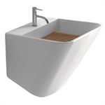 lavabo-lavatoio cm 55x47 con piano rubinetteria - Edil Casa | Arredo bagno Termoarredi, Design di interni